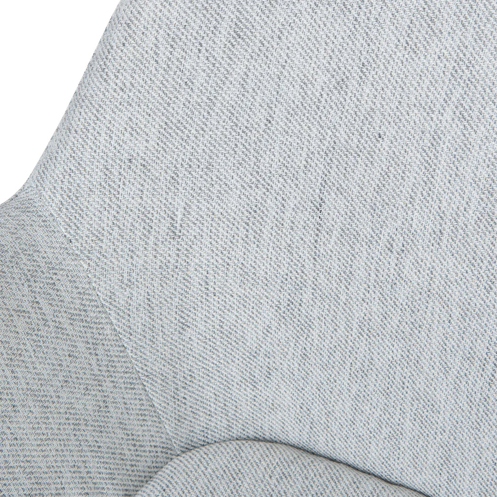 Fabric Dining chair - Silver Grey (Set of 2)