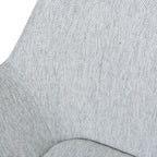 Fabric Dining chair - Silver Grey (Set of 2)