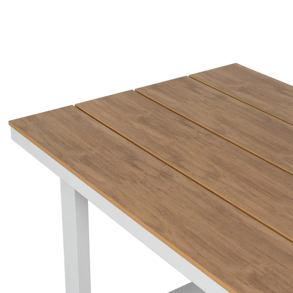 Compact Outdoor Dining Table - Sand White