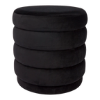 Demi Stool - Black Velvet