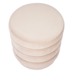 Demi Stool - Nude Velvet