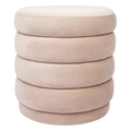 Demi Stool - Nude Velvet