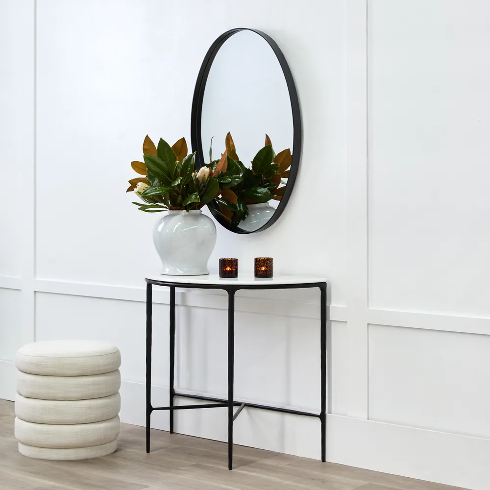 Devon Stool - Off White Linen