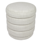 Demi Stool - Off White Linen