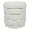 Devon Stool - Off White Linen