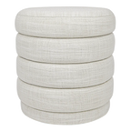 Devon Stool - Off White Linen