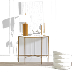 Demi Stool - White Boucle
