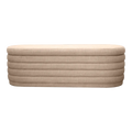 Demi Storage Bench Ottoman - Beige