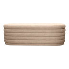 Demi Storage Bench Ottoman - Beige
