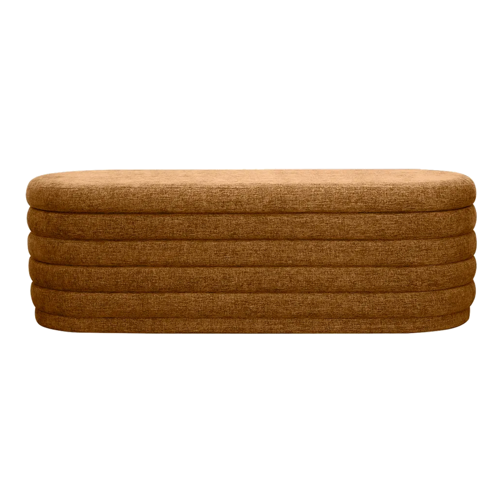 Demi Storage Bench Ottoman - Butterscotch