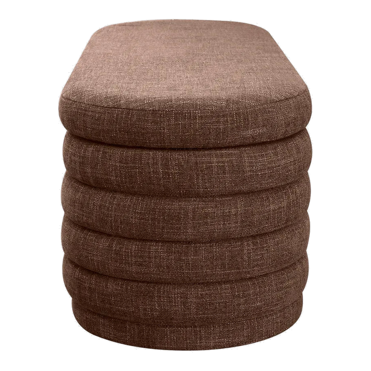 Demi Storage Bench Ottoman - Chocolate
