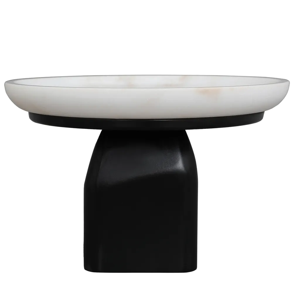 Eden Footed Bowl - Large Black
