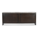 Edwin River Brown Marble Buffet - Dark Walnut