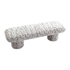 Eleanor Bench Ottoman - Charcoal Jacquard