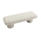 Eleanor Bench Ottoman - Oyster Jacquard