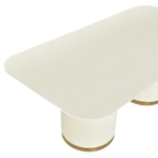 Eli Rectangular Dining Table - 2.4m Ivory
