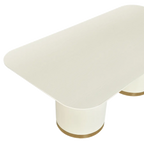 Ellison Rectangular Dining Table - 2.4m Ivory