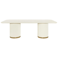 Ellison Rectangular Dining Table - 2.4m Ivory