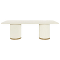 Eli Rectangular Dining Table - 2.4m Ivory