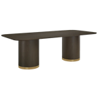 Eli Rectangular Dining Table - 2.4m Smoked Oak