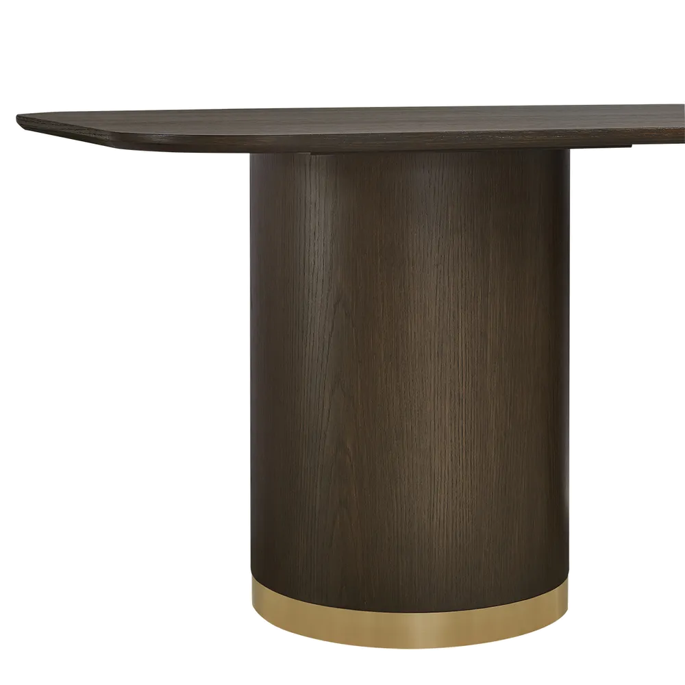 Ellison Rectangular Dining Table - 2.4m Smoked Oak