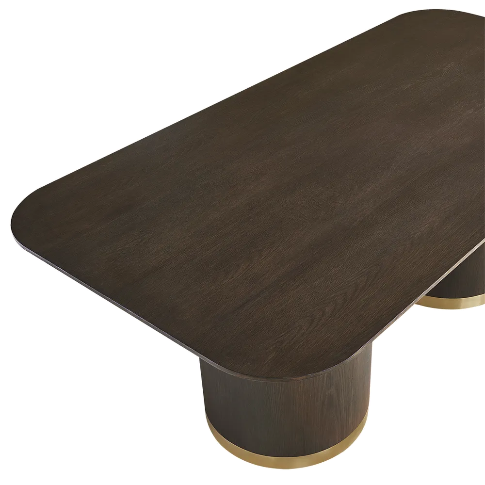 Ellison Rectangular Dining Table - 2.4m Smoked Oak