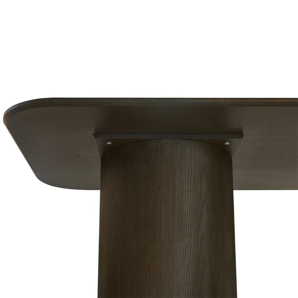 Ellison Rectangular Dining Table - 2.4m Smoked Oak
