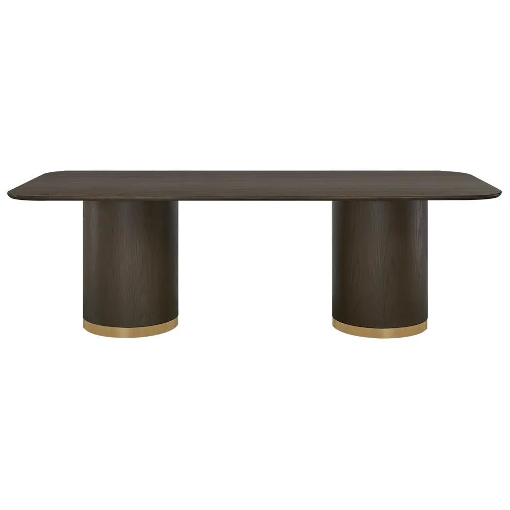 Ellison Rectangular Dining Table - 2.4m Smoked Oak