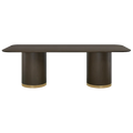 Eli Rectangular Dining Table - 2.4m Smoked Oak