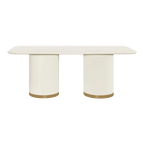 Eli Rectangular Dining Table - 2m Ivory