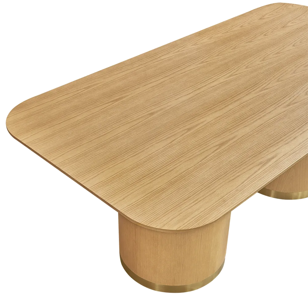 Ellison Rectangular Dining Table - 2m Oak