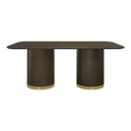 Eli Rectangular Dining Table - 2m Smoked Oak