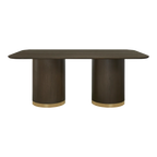 Eli Rectangular Dining Table - 2m Smoked Oak