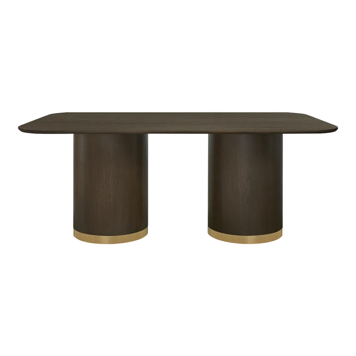 Eli Rectangular Dining Table - 2m Smoked Oak