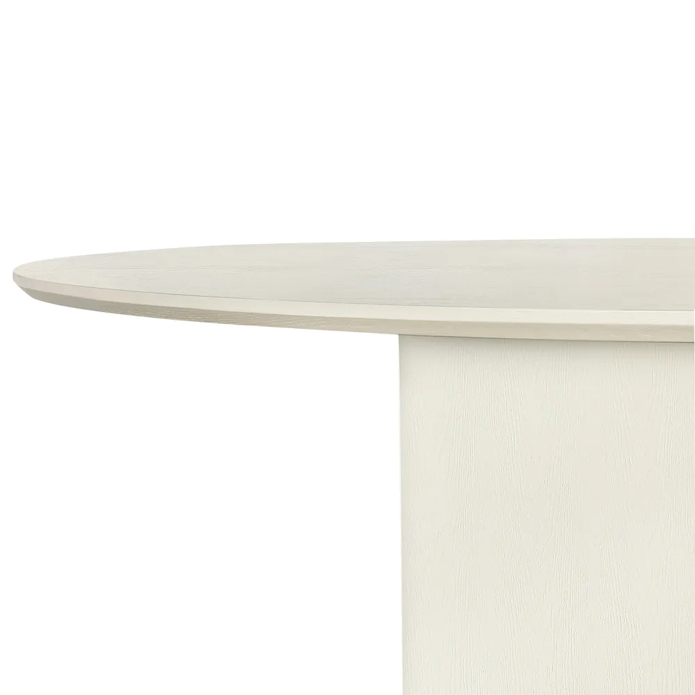 Ellison Round Dining Table - 1.2m Ivory