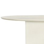 Ellison Round Dining Table - 1.2m Ivory