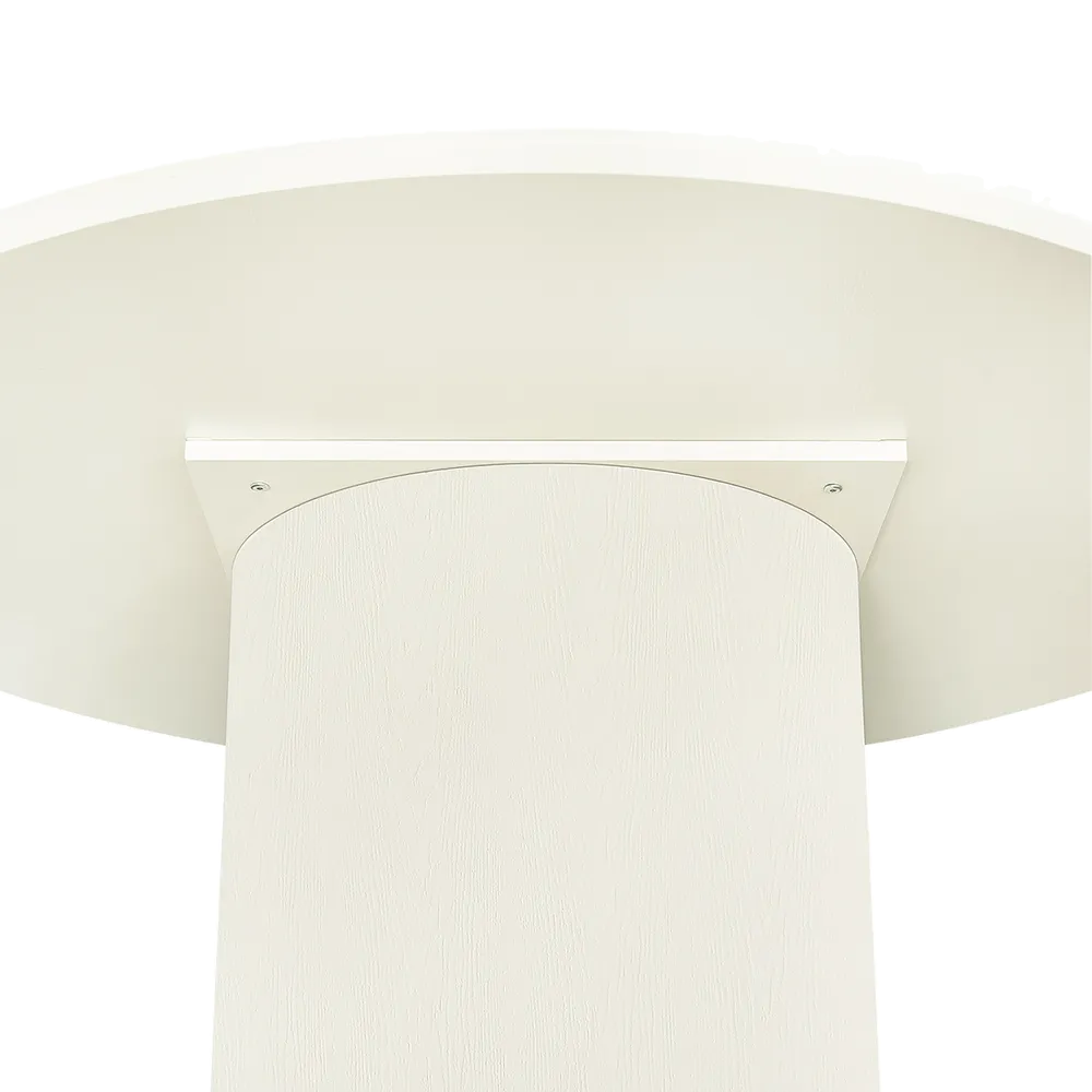 Ellison Round Dining Table - 1.2m Ivory