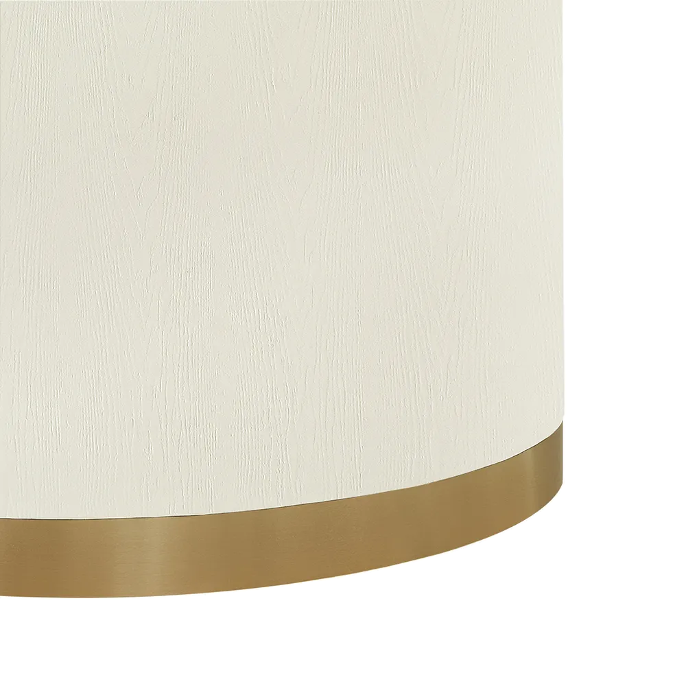 Ellison Round Dining Table - 1.2m Ivory