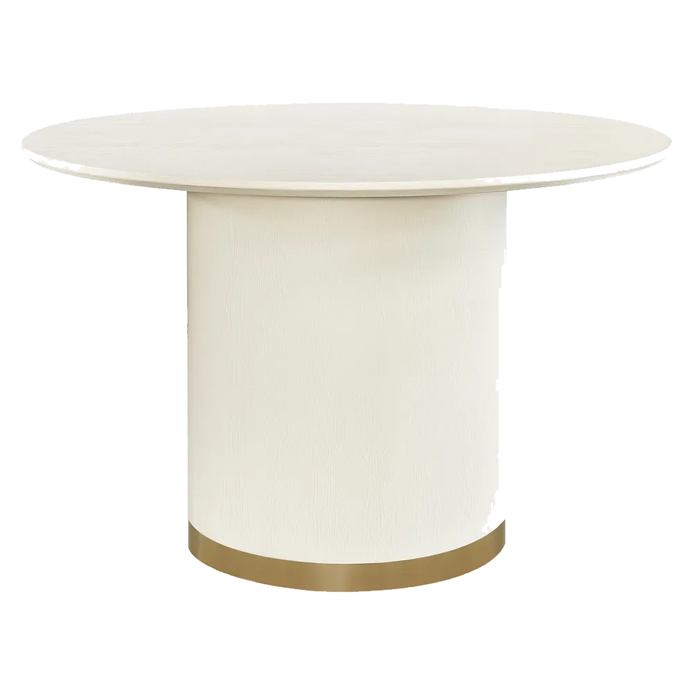 Eli Round Dining Table - 1.2m Ivory