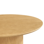 Eli Round Dining Table - 1.2m Oak