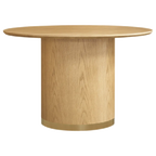 Ellison Round Dining Table - 1.2m Oak