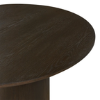 Ellison Round Dining Table - 1.2m Smoked Oak