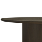 Ellison Round Dining Table - 1.2m Smoked Oak