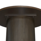 Eli Round Dining Table - 1.2m Smoked Oak