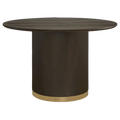Eli Round Dining Table - 1.2m Smoked Oak