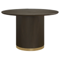 Ellison Round Dining Table - 1.2m Smoked Oak