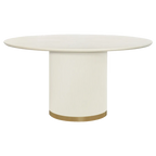 Eli Round Dining Table - 1.5m Ivory