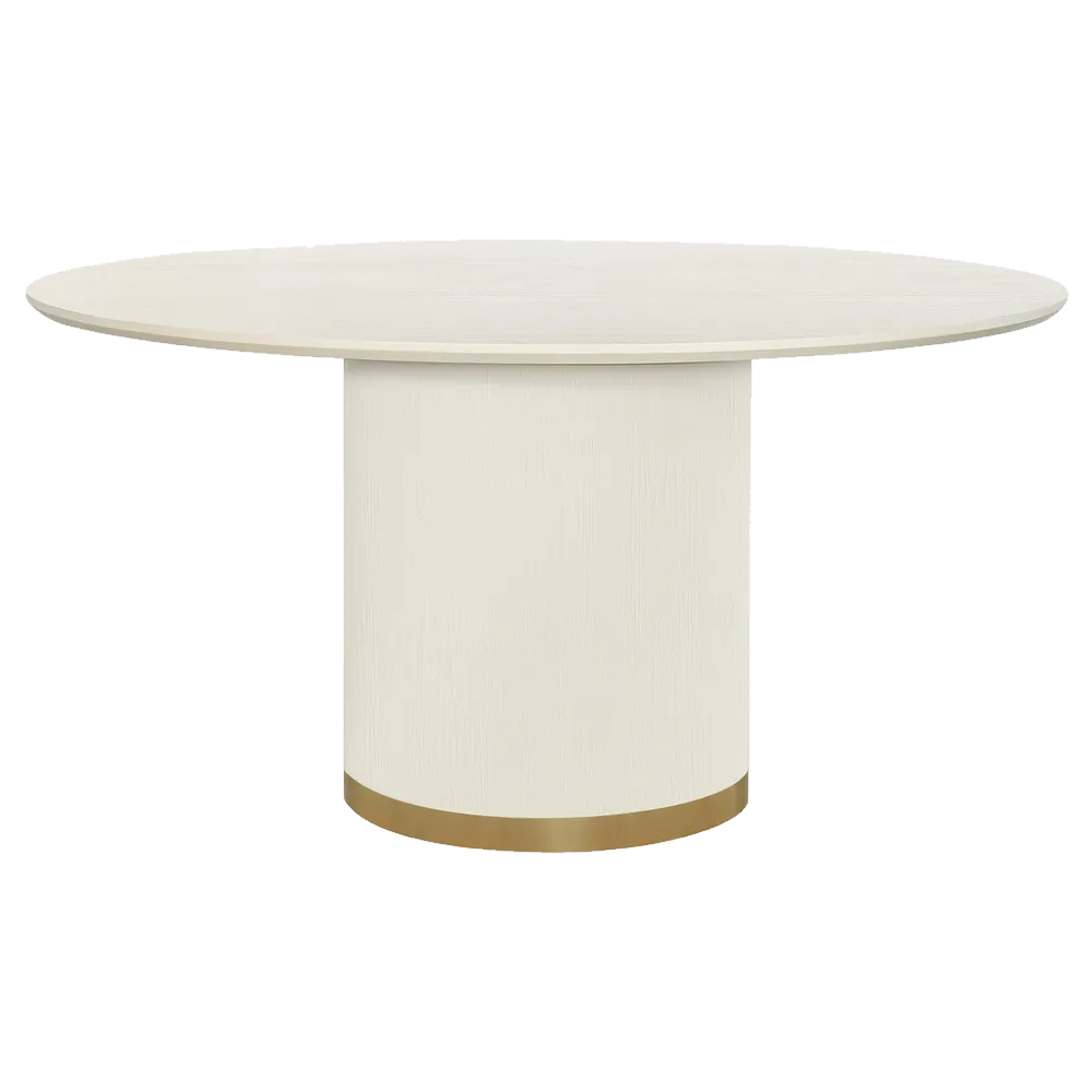 Eli Round Dining Table - 1.5m Ivory