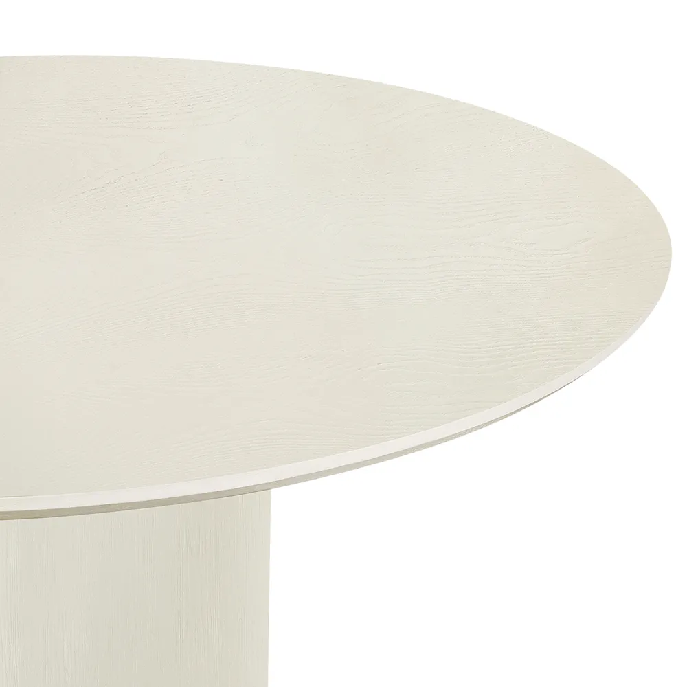 Ellison Round Dining Table - 1.5m Ivory