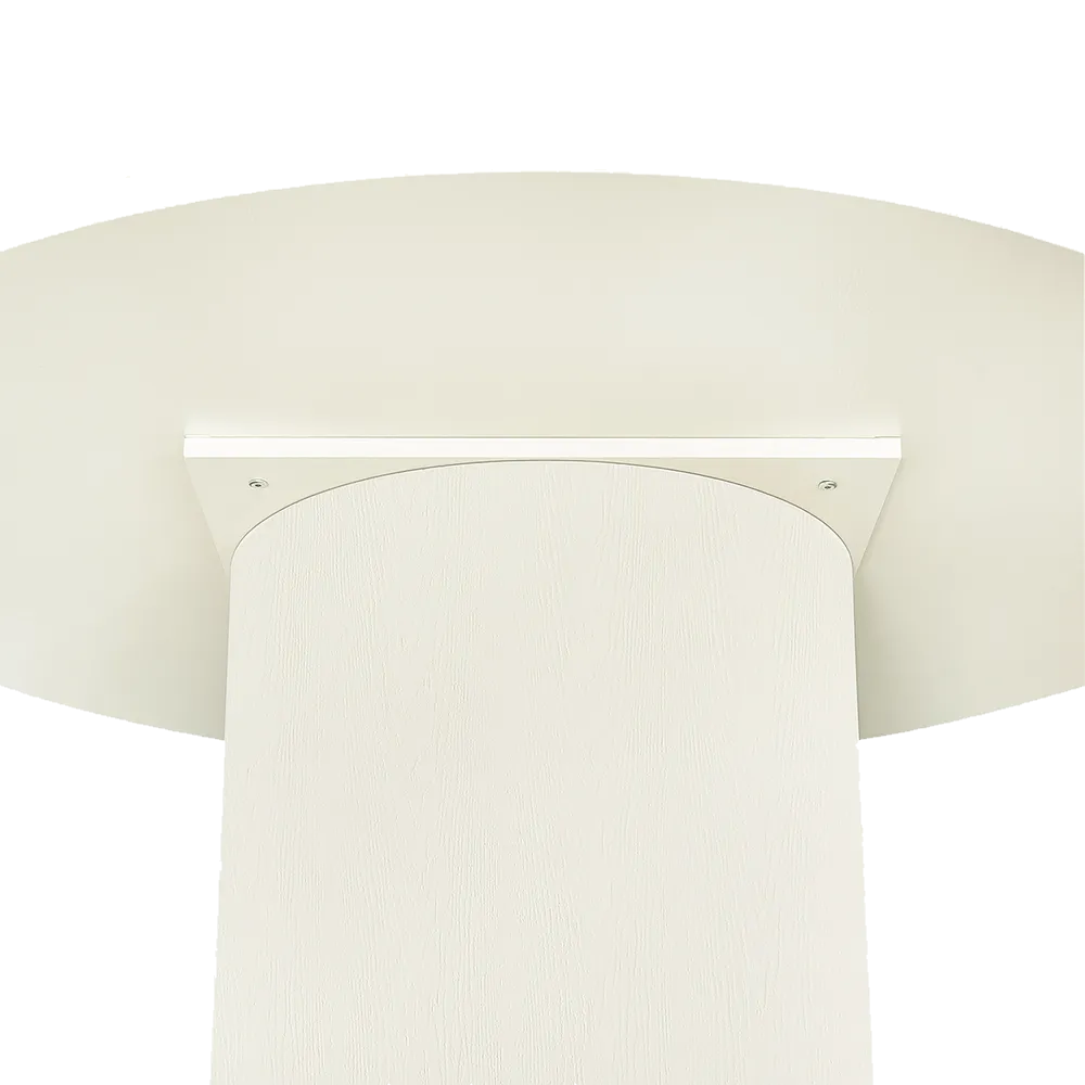 Eli Round Dining Table - 1.5m Ivory